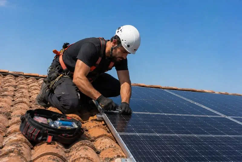 Maintenance et monitoring de panneaux solaires à Auriol