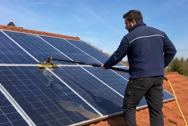 Nettoyage et entretien de panneaux solaires à Auriol